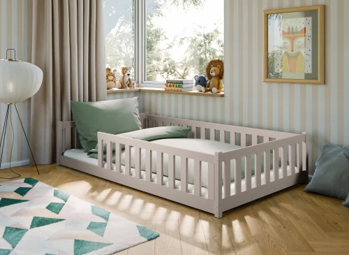 OTIS 120x200 cashmere Montessori floor children's bed Lano Furniture