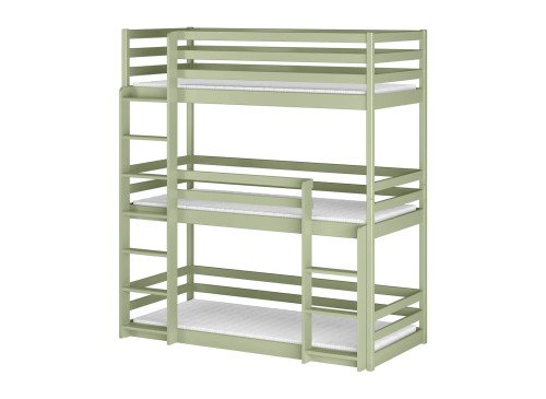 TED 80x200 olive green bunk bed Lano Furniture