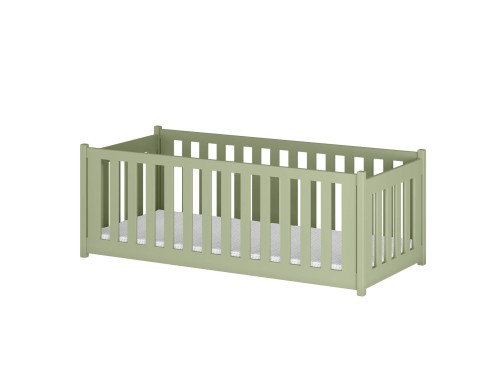CONCEPT 80x200 olive green single children's cot bed Lano Furniture