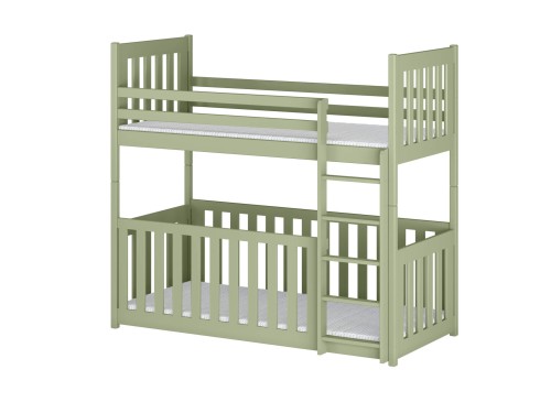 CRIS 80x180 olive green bunk bed Lano Furniture