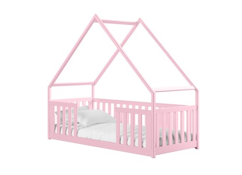 BEE 80x200 pink children's house bed Lano Furniture
