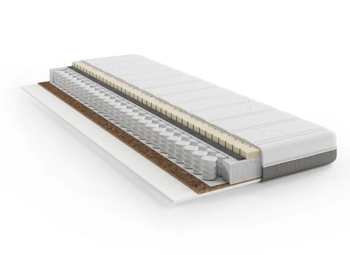LUMI 80x160 mediu-tare 13 cm saltea cu arcuri individuale cu strat de cocos și latex Lano Mobila