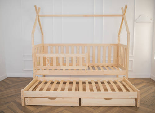 TYTUS 80x160 pine tipi bunk bed Lano Furniture