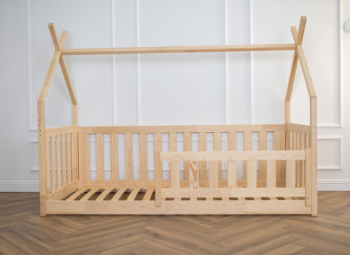 BOGUŚ 90x200 pin pat Montessori la nivel pentru copii tip tipi Lano Mobilă