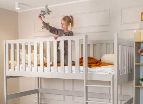 LAURA 80x190 cashmere loft bed Lano Furniture