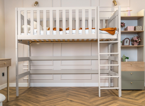 LAURA 80x200 cashmere loft bed bed Lano Furniture