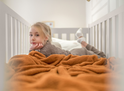 LAURA 90x190 cashmere loft bed Lano Furniture