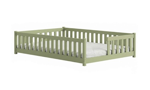 LEVI 140x200 măsline pat singur pentru copii Lano Mobilă