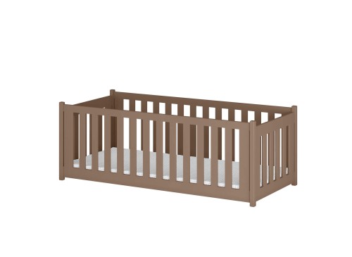CONCEPT 90x180 milk chocolate single children's bed playpen Lano Furniture