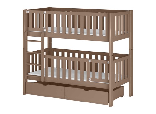 KSAWERY 80x180 milk chocolate bunk bed Lano Furniture