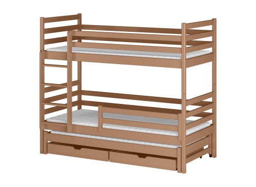 LUK 90x200 cinnamon bunk bed Lano Furniture