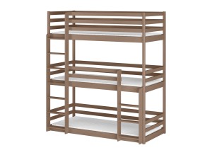 TED 80x200 milk chocolate bunk bed Lano Furniture