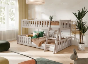 NICE 90x200/120x200 cașmir pat supraetajat cu platformă mai lată Lano Mobilă