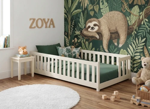 ZOYA 80x200 cotton children's bed single Lano Meble