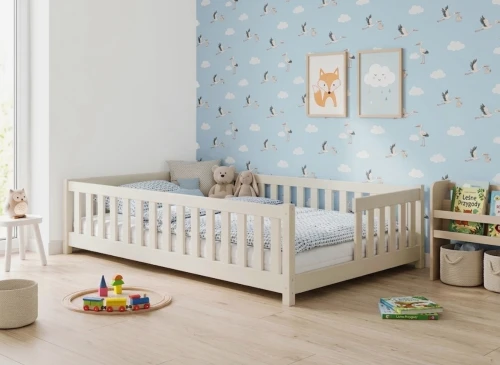 IVY 120x200 bumbac pat singur pentru copii Lano Mobilă