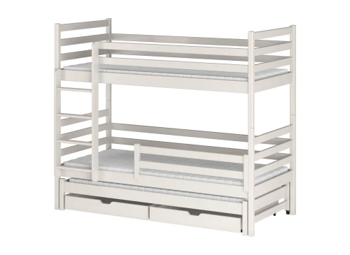 LUK 80x170 Cotton Bunk Bed by Lano Meble