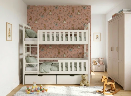 MONIKA 80x170 Cotton Bunk Bed by Lano Furniture