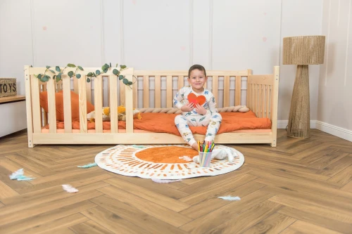 CONCEPT 80x180 pin pat Montessori la nivel pentru copii Lano Mobilă