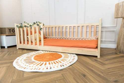 CONCEPT 80x160 pine montessori floor cot bed Lano Furniture