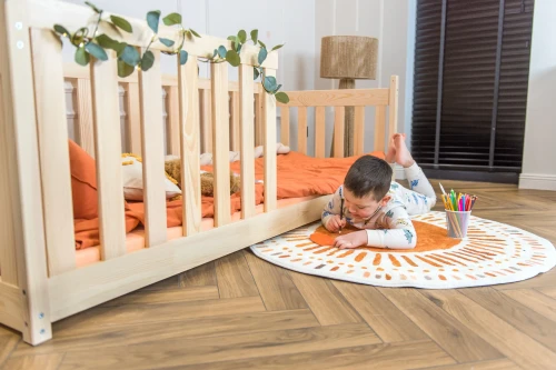 CONCEPT 80x160 pine montessori floor cot bed Lano Furniture