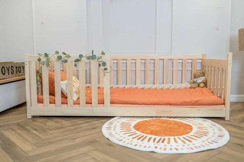 CONCEPT 80x160 pine montessori floor cot bed Lano Furniture