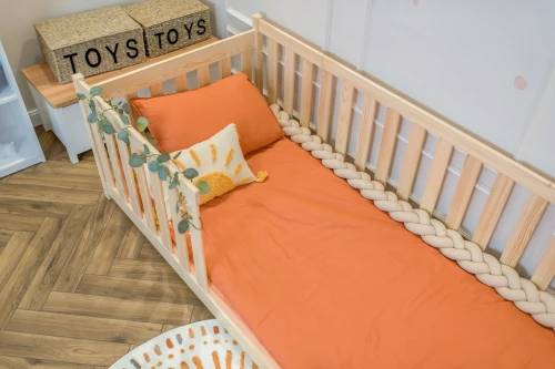 CONCEPT 80x160 pine montessori floor cot bed Lano Furniture