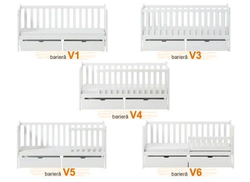 ALICJA 80x200 pink children's bed Lano Furniture