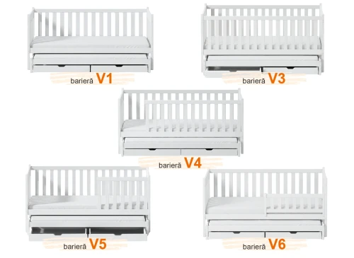 KAJA 80x180 pink bunk bed Lano Furniture