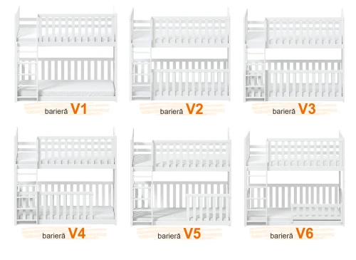 KONRAD 90x190 pine bunk bed Lano Furniture