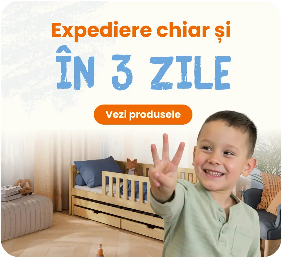 Livrare rapidă: paturi expediate în 3 zile