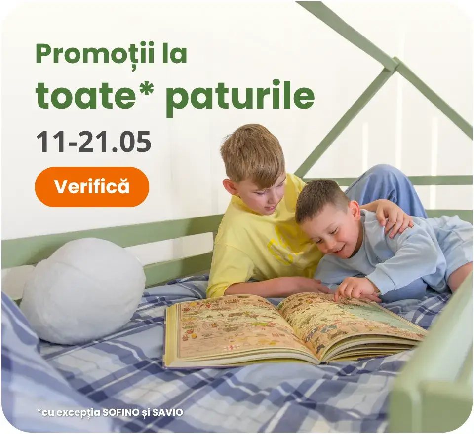 11–21.05 Promoții la toate paturile, cu excepția SOFINO și SAVIO