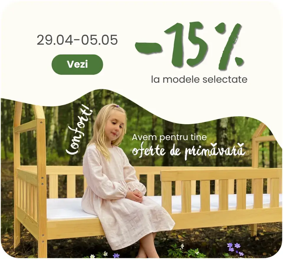 Reducere de 15% la paturile selectate în perioada 29 aprilie – 5 mai